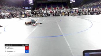 126 lbs Cons 64 #2 - Trey LeChase, New York vs Tyler Stephens, Maryland