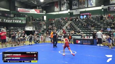 63 lbs Cons. Round 4 - Garrett Vasquez, MN vs Kaiden Galindez, MI