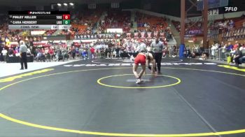 135 lbs Cons. Semi - Cara Herbert, Larned HS vs Finley Keller, Tonganoxie Hs