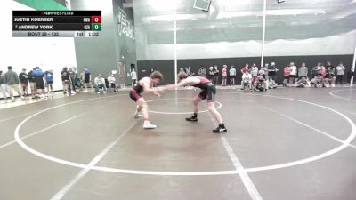 132 lbs Champ. Round 1 - Justin Koerber, Purler Wrestling Academy vs Andrew York, Ozark