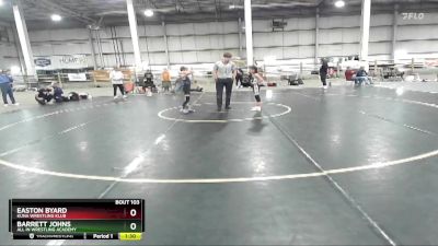 67 lbs Quarterfinal - Barrett Johns, All In Wrestling Academy vs Easton Byard, Kuna Wrestling Klub