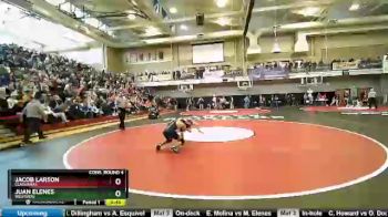 113 lbs Cons. Round 4 - Juan Elenes, Westview vs Jacob Larson, Clackamas