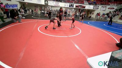 49-52 lbs Rr Rnd 3 - Charlie Kane, Barnsdall Youth Wrestling vs Deryk Justice, Tahlequah Wrestling Club