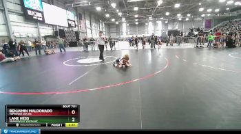 38-41 lbs Round 3 - Benjamin Maldonado, Toppenish USA WC vs Lane Hess, Grangeville Youth WC