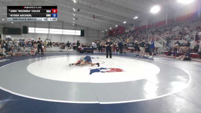 105 lbs 3rd Place Match - Aime ''Boomba'' Coles, The Compound vs Ryder Ascherl, Bishop McCort