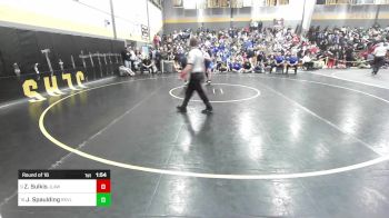 285 lbs Round Of 16 - Zachary Sulkis, Jonathan Law vs Jayden Spaulding, Rockville