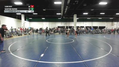 112 lbs Consi Of 16 #1 - Liam Roy, NC vs Sawyer Roper, VA