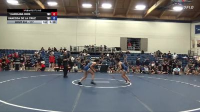 117 lbs 1st Place Match - Carolina Rios, Texas Wesleyan vs Vanessa De La Cruz, Texas Wesleyan