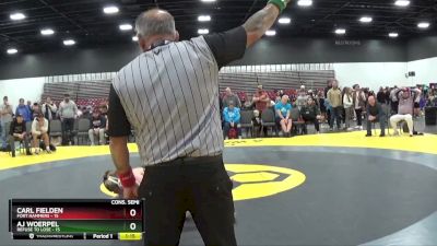 95 lbs 2nd Wrestleback (8 Team) - Carl Fielden, Fort Hammers vs AJ Woerpel, Refuse To Lose