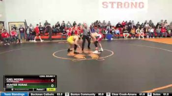 145 lbs Cons. Round 3 - Hunter Horak, Marion vs Cael Moore, Williamsburg