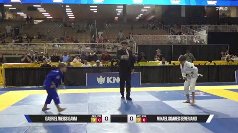 Mikael Soares Severiano vs Gabriel Weiss Gama 2025 Pan Kids Jiu-Jitsu IBJJF Championship