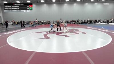 113 lbs Consi Of 32 #1 - Anthony Scolaro, NY vs Reid Grandmason, NH