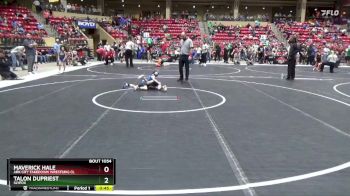 43 lbs Cons. Round 4 - Maverick Hale, Ark City Takedown Wrestling Cl vs Talon Dupriest, SlyFox