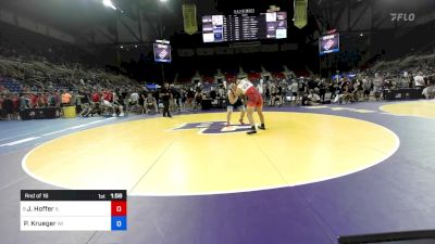 215 lbs Rnd Of 16 - Josh Hoffer, IL vs Preston Krueger, WI