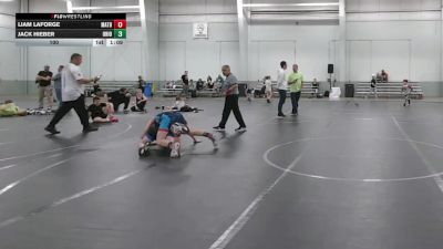 100 lbs Round 6 (8 Team) - Liam LaForge, Mat Assassins Black vs Jack Hieber, Team Ohio