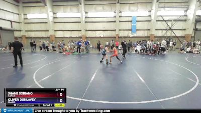 80 lbs Cons. Round 2 - Shane Soriano, Hawaii vs Oliver Dunlavey, Alaska