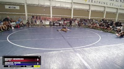190 lbs Semis & 1st Wrestleback (8 Team) - Broedy Hendricks, Iowa vs Kendahl Hoare, Pennsylvania