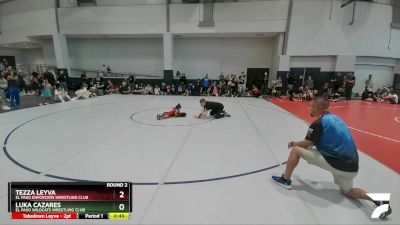 35 lbs Round 2 - Tezza Leyva, El Paso Enforcers Wrestling Club vs Luka Cazares, El Paso Wildcats Wrestling Club