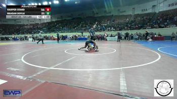 120 lbs Round Of 32 - Harper Stand, Tahlequah Wrestling Club vs Reagan Doyle, Stillwater Wrestling