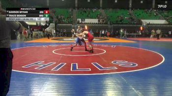 1A-4A 165 Cons. Round 3 - Dawson Myhan, Central Florence High School vs Trace Benson, White Plains