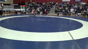149 lbs Champ. Round 2 - Cameron Crump, NWCA - Life vs George Maholtz, Lander