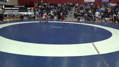 149 lbs Champ. Round 2 - Cameron Crump, NWCA - Life vs George Maholtz, Lander