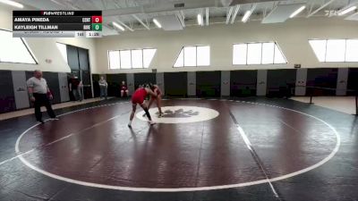 125 lbs Champ. Round 1 - Amaya Pineda, Central vs Kayleigh Tillman, Riverton