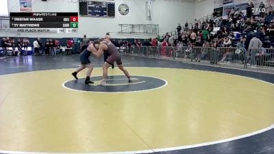 157 lbs 3rd Place Match - Ty Matthews, Canby vs Tristan Waage, Oregon City