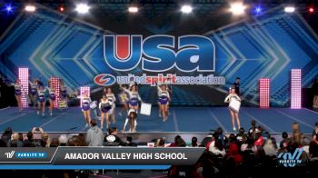 Amador Valley High School [2019 Medium Varsity Show Cheer Novice (13-16) Day 1] 2019 USA Spirit Nationals