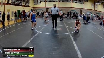 105 lbs Round 3 (10 Team) - Holden Schaffer, Mat Warriors vs Mike Christaphore, Virginia Patriots