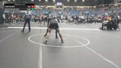 165 lbs Cons. Round 3 - Liam Kilner, Benedictine College vs Braxton McAvey, Fort Hays Tech Northwest