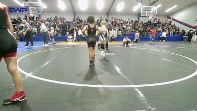 61 lbs 3rd Place - Mason Pike, Coweta Tiger Wrestling vs Knox Perkins, Tahlequah Wrestling Club