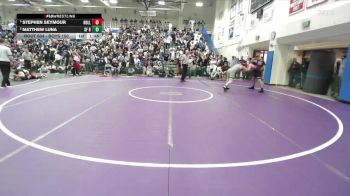 Boys 150 lbs Semifinal - Stephen Seymour, Hollister Boys vs Matthew Luna, Saint Francis Boys
