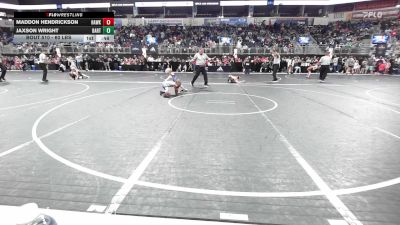 60 lbs Round Of 32 - Maddon Hendrickson, Hawks WC (Lincoln) vs Jaxson Wright, Bartlesville Wrestling Club