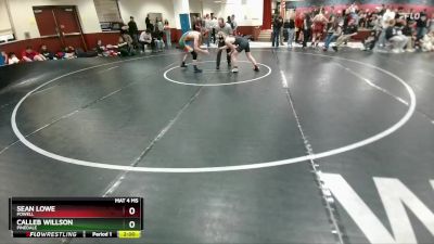 126 lbs Cons. Round 3 - Calleb Willson, Pinedale vs Sean Lowe, Powell