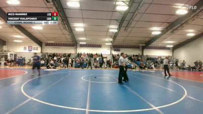 106 lbs Cons. Round 1 - Vincent Vialapondo, Laramie vs Rico Ramirez, Lingle-Ft. Laramie/Southeast