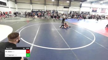 98 lbs Semifinal - Matthew Salas, Silverback WC vs Kawika Freeman, Chain Wr Ac