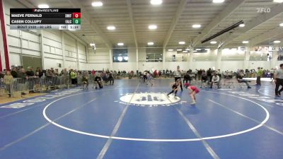 60 lbs Round Of 16 - Maeve Fernald, Smitty's Wrestling Barn vs Casen Collupy, Falcons/Taunton