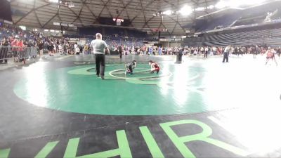 72 lbs Cons. Round 3 - Senna Alfaro, Cherry Creek Wrestling Club vs Ashley Ihde, Hoquiam Jr. Grizzly Wrestling Club