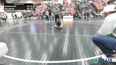 120 lbs Rr Rnd 3 - Madison Ryan, Raw Wrestling Club vs Mac Butler, Raw Wrestling Club