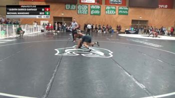 125 lbs Champ. Round 1 - Michael Manzano, Moorpark College vs Quentin Barros-Santiago, Rio Hondo College