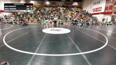 125 lbs Cons. Round 2 - Nico Frausto, Douglas vs Emily Moreno, Kelly Walsh