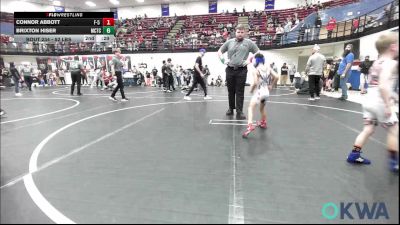 52 lbs Quarterfinal - Maverick Meadows, Tuttle Wrestling Club vs Case Combs, Cowboy Wrestling Club