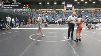 133 lbs Cons. Round 3 - Johnathon Ortegon, Wayland Baptist (Texas) vs Tukker Boe, Dakota Wesleyan (S.D.)