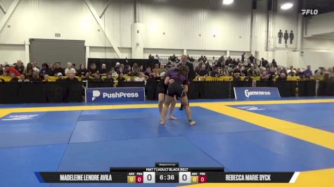 Rebecca Marie Dyck vs Madeleine Lenore Avila 2025 World IBJJF Jiu-Jitsu No-Gi Championship