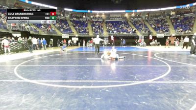 110 lbs Consy 2 - Colt Backenstoss, Exeter Twp vs Brayden Spera, Pennridge