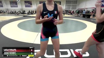 110 lbs Round 2 - Layla Phillips, Immortal Athletics WC vs Annie Rohret, Immortal Athletics WC