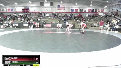 165 lbs Cons. Round 2 - Isaac Valdez, Wheeling vs Collin Hearn, Seton Hill