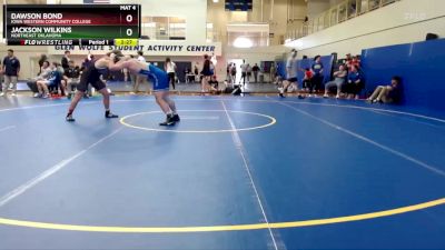 165 lbs 1st Place Match - Dawson Bond, Iowa Western Community College vs Jackson Wilkins, Northeast Oklahoma