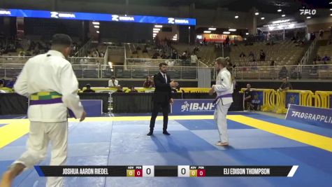 Eli Edison Thompson vs Joshua Aaron Riedel 2025 Pan Jiu Jitsu IBJJF Championship